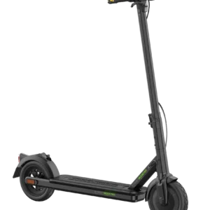 Schwarzer STREETBOOSTER Vega E-Scooter in seitlicher Produktansicht