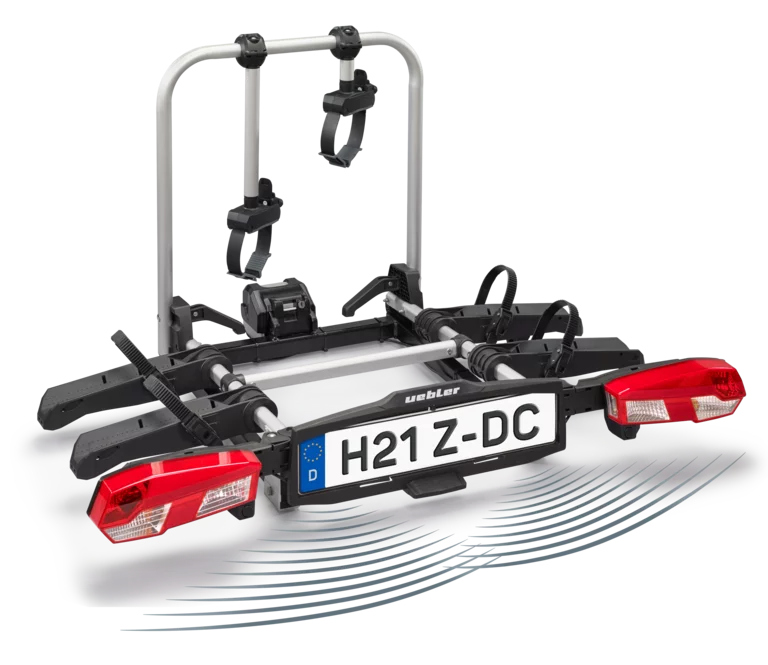 Uebler H21 Z-DC Fahrradträger – ausgeklappt