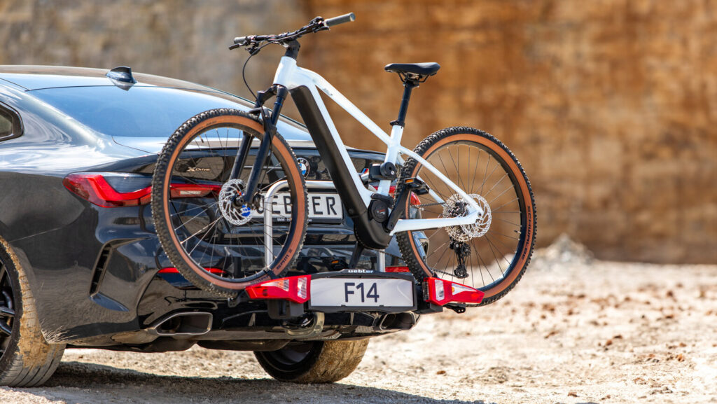 Uebler F14 Fahrradträger im Einsatz