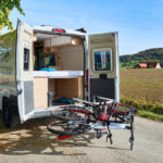 Uebler H21 Z Fahrradträger im Einsatz