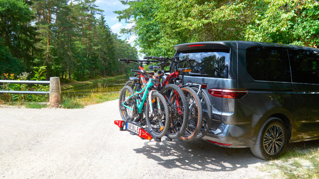 Uebler i41 S Fahrradträger im Einsatz