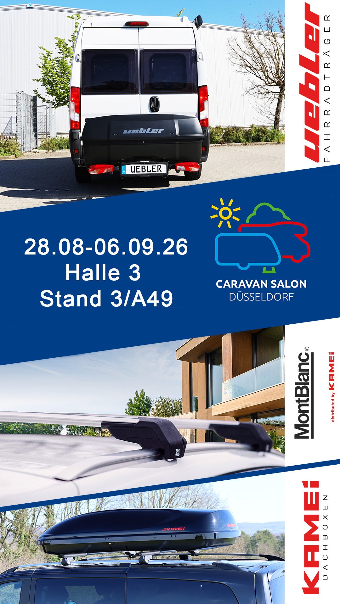 KAMEI und Mont Blanc auf dem Caravan Salon Düsseldorf 2026